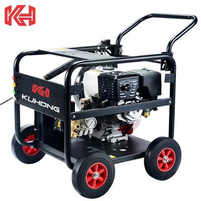 China Kuhong portatil 180Bar 2600psi 18L/min gasket 3.96gpm heavy duty diesel high pressure hidrolavadora industrial cleaning pressure cleaner for sale