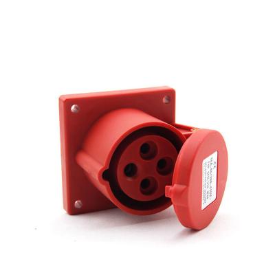 China Industrial male and female socket ip44 ip66 waterproof industrial plug 16A 32A 63A 250V 380v for sale