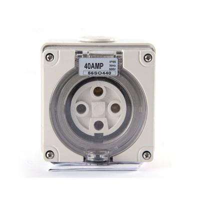 China 56SO IP66 10A 15A 20A 32A 40A 250V 500V AS/NZS Socket Australian Standard Waterproof Industrial Sockets for sale