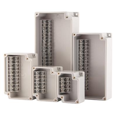 China Factory direct sale plastic box outdoor gray electrical waterproof junction box of electronic equipment IP55 IP65 IP66 for sale