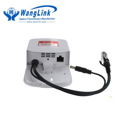 China factory directly gigabit industrial best sale industrial splitter Wanglink POE splitter poe poe splitter for sale