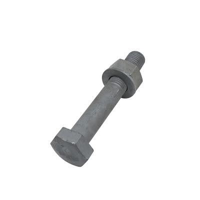 China Steel Customized Steel Structure Nut Torsion Shear High Strength Screw Galvanized Metal Anchor Fasteners M20 M24 M36 Bolt for sale