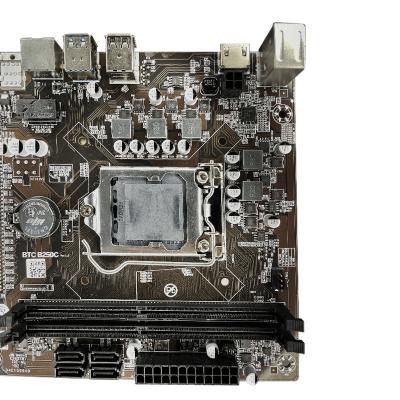 China Mainboard Desktop Motherboard H81 H87 Kit Lga 1150 H61 1155 H55 H510 H410 B250C Factory Price B75 B250 Computer GPU PCIE for sale