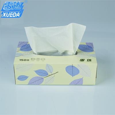 China Box Tissue Sales High Quantity Facial Tissue Box Soft Paper 2ply 18*19cm 150sheets/box for sale