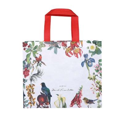 China Eco-friendly Natural Style Polypropylene Modern Nonwoven Shopping Tote Bags for sale