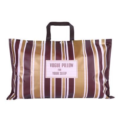 China Large Size Eco - Friendly Stripe Printing Recycled Nonwoven Pillow Bag for sale