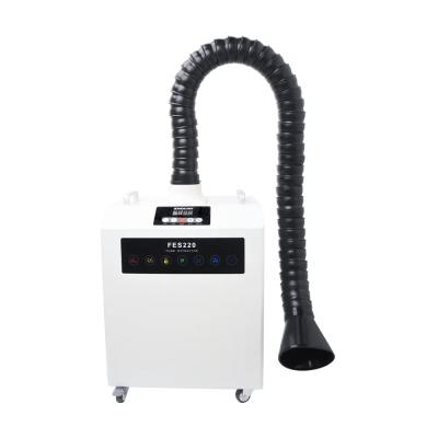 China KNOKOO FES220 Extractor de humo de laboratorio móvil 220W Máquina de purificación de humo de alta potencia en venta