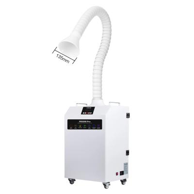 China KNOKOO FES350PRO Extractor de humo dental Equipo de purificación de humo de soldadura blanca en venta