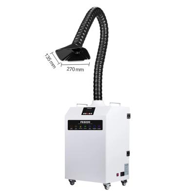 China 220W Mobile Fume Extractor FES220 Smoke Absorber For Soldering Station for sale