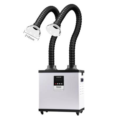 China FED200 Welding Smoke Absorber , Double Fume Extractor For Nail Salon / Moxibustion for sale