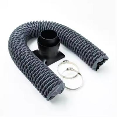 China Retractable Insulated Flexible Vent Duct Hose And Fitting Sets For Fume Extractor for sale