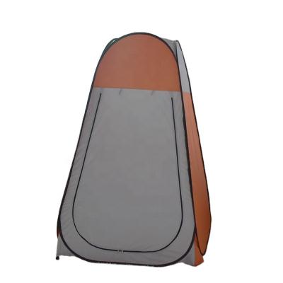 China Diagonal tying type cheap easy windproof foldable pop up toilet tent camping shower tent factory direct for sale for sale