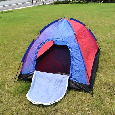 China Diagonal Bracing Type Backpacking Set Up Easy And Quick Fiberglass Pole Fold Tent Camping Luxury Outdoor Tent for sale