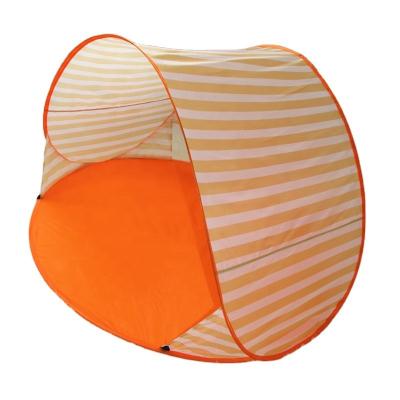 China Extended Type Summer New Arrival OEM Logo Outdoor Boys Girls Beach Tent Portable Baby Beach Sun Shade Tent for sale