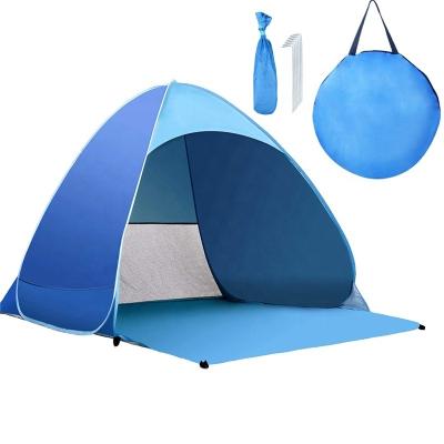 China Good OEM ODM CUSTOM Supplies Diagonal Tying Type UV Beach Tent 50+ Pop Up 2 3 Person Beach Tent Outdoor Umbrella for sale