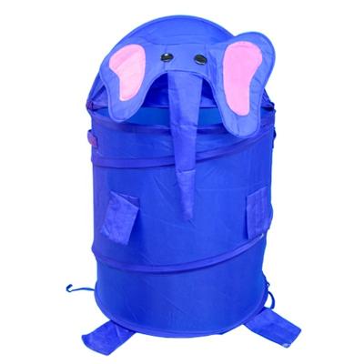 China 2021 New Design CLASSIC Big Ears Kids Baby Clothes Cartoon Elephant Drying Laundry Basket for sale