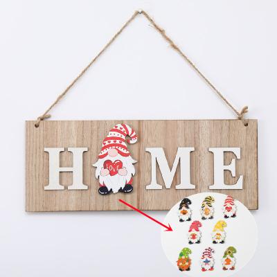 China ZIXU Rustic Wooden Farmhouse Hanging Front Door Kitchen Decor Interchangeable DIY Wooden Plaque Home Sign Outdoor Wall Decoration for sale