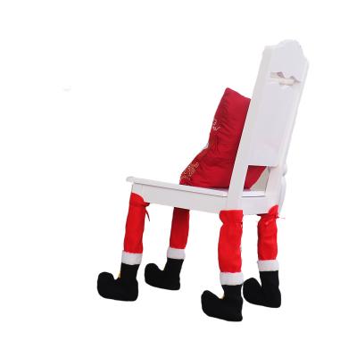 China ZIXU Dobby Christmas Table Leg Covers Christmas Chair Feet Shoes Boot Legs Party Decorations Favors Novelty Dinner Table Decoration for sale