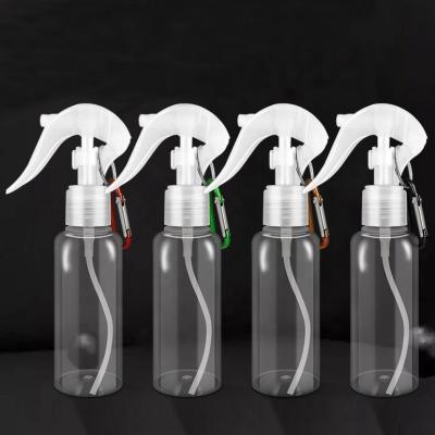 China ZIXU 50ml Key Chain Cosmetic Gardening Empty Plastic Sprayer Bottles Mister Carabiner Travel Spray Bottle for sale