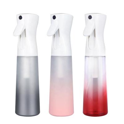 China Personal Care 300ML Matt Gradient Gray Hair Constant Water Fine Sprayer Refillable Plastic Mister for sale