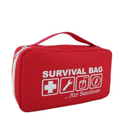 China Empty Portable Medical First Aid Sack Bag Emergency Survival Storage Bag For Home Travel Camping ZT-CS19009 for sale