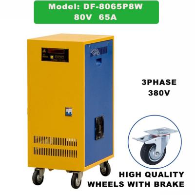 Chine 380V 65A 80 Volt Chargeurs de batterie de chariot élévateur 3 phases Équalisation personnalisée à vendre