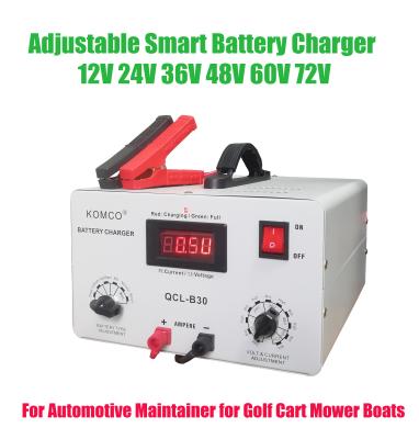 China Multi-volt golfkar batterij opladers 12V24V36V48V60V AC90v~ 264V Te koop