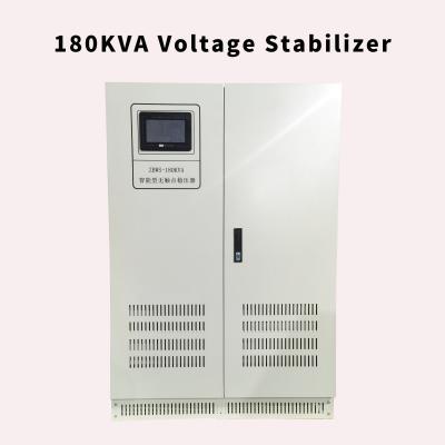 China Regulador de tensión automático de 3 fases SBW Ac 150 KVA 180KVA 200KVA 300KVA Estabilizador tipo servo Estabilizador automático en venta