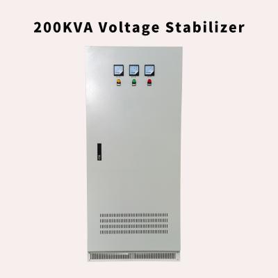 China SVC Stabilizer 3Phase Coil Customized Input Voltage for 220V and 380V Outputs 200KVA zu verkaufen