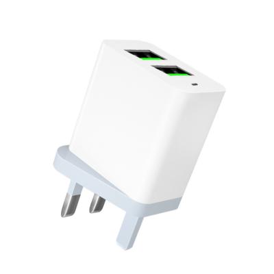 China UK Home Mobile Phone USB Port Standard 2A Wall Charger Quick Charging Travel Quick Charger for sale