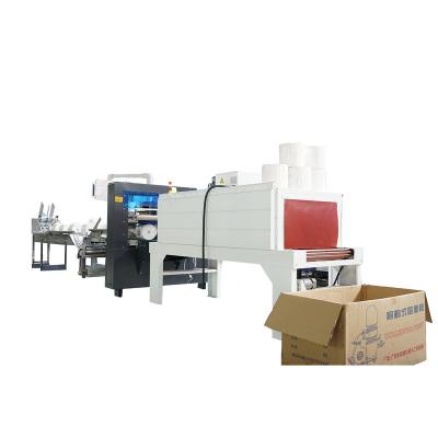 China Simple Toilet Paper Roll or Roll Toilet Paper Packing Machine Production Line Kitchen Napkin Toilet Paper Packing Machine Supply in Guangzhou for sale