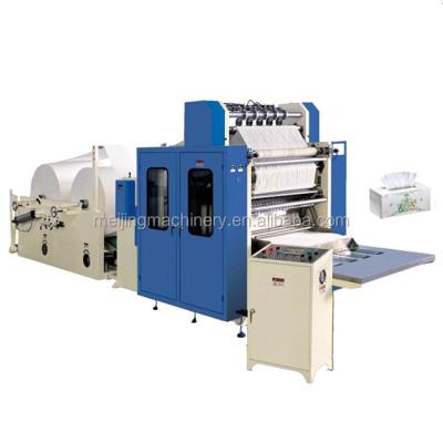 China Full Automatic Factory High Performance Tissue Paper Production Line Facial Tissue Folding Machine for sale