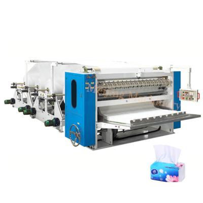 China Produce Facial Tissue Paper Machine Facial Massage Tissue Paper Machine Wholesale Automatic Folding Facial Tissue Machine for sale