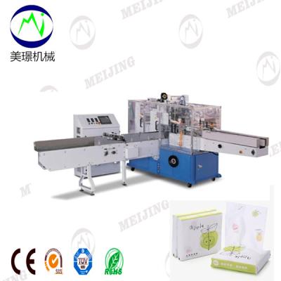 China Full Automatic High Speed ​​Soft Napkin Paper Napkin Drawing Packing Machine For Sale for sale