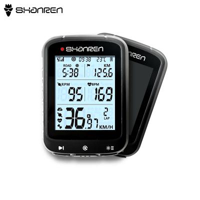 China Shanren Luxury Bike Riding Bicycle Cycling Computer Gps With BT And ANT+ for sale