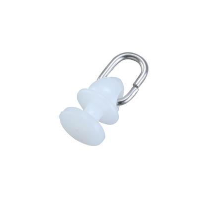 China Durable Curtain Accessories Plastic Silent Curtain Track Pulley Nano Pulley for sale