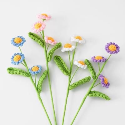 China New Product Yarn Yarn Multi Head Daisy Wool Daisy Small Bunch Of Love Flowers for sale