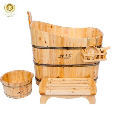 China Massage Style OEM Wooden Shower Bathtub With Soaking Seat And Headrest Tub for sale