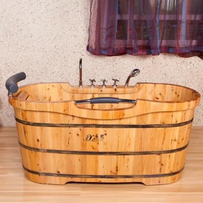 China Massage Style Spa Cheap Wooden Bathtub Portable Shower Tub For Adult With Low Price for sale