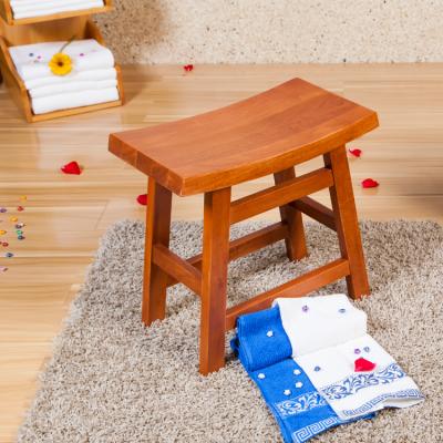 China Portable Oak Sauna Bathroom Shower Accessories Solid Wood Wooden Stool for sale