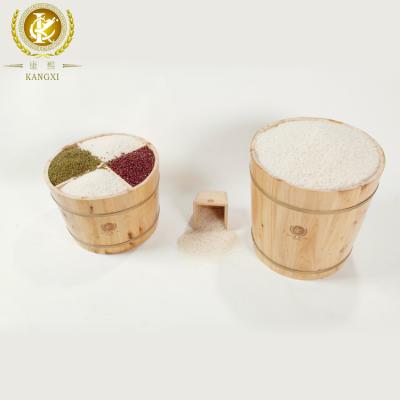 China Steamable China Cedar Wood Large Capacity Round Rice Wood Bucket for sale