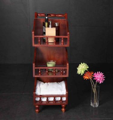 China Simple Bathroom Trolley Wooden Spa Trolley In Beauty Salon for sale