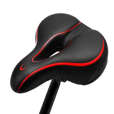 China 2021 NEW DESIGN Chopper Best Quality Big Bike Saddle Bike Bicycle Saddle Bicycle Seat ORIGINAL Soft Comfortable Cushion Bag for sale