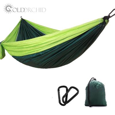 China New Style Durable Economic Waterproof Parachute Material Lightweight Outdoor Camping Hammock for sale