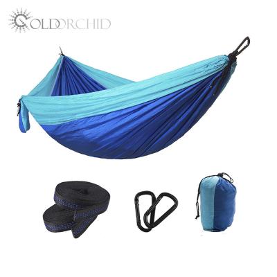 China Durable Fashionable Style High Strength Material Mixed Color Waterproof Hammock Swing For Outdoor Camping for sale