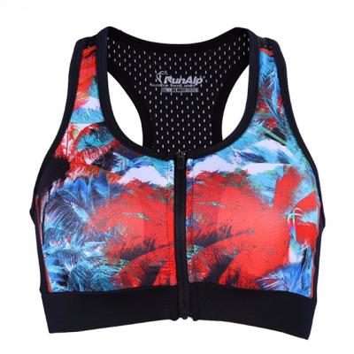 China Spandex / Polyester Womens Athletic Sports Fitness Running Yoga Tops Bra for sale