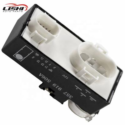 China Yiwu Lishi Relay Front Cooling Fan Control Switch OE 357919506A For VAG Golf Jetta Cabrio Passat IBIZA III (6L1) for sale