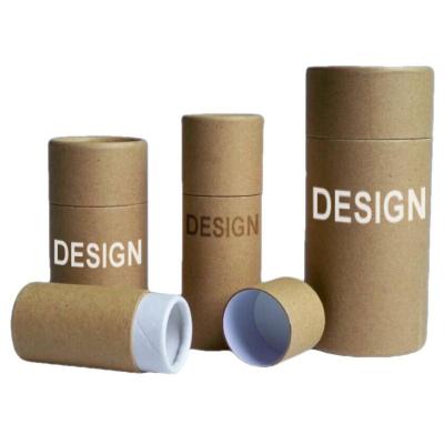 China OEM ODM Food Grade Packaging Craft Biodegradable Eco-friendly Custom Paperboard Cylindrical Kraft Paper Tube for sale