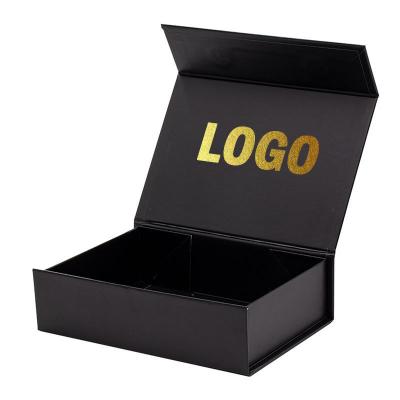 China Low Moq Recyclable Biodegradable Handmade Custom Own Logo Packaging Rectangular Paper Box With Magnetic Lid Closure for sale