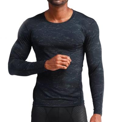 China 2021 Breathable Mens Gym Clothes Latest Sportswear Long Sleeve T-Shirt Designs T Shirt For Men for sale